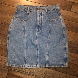 Vintage Jean Skirt